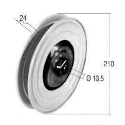 Riduttore zincato - TS-0200