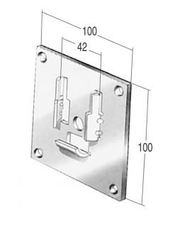Supporto zincato - TS-0350