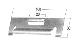 Gancio zincato - TS-0430