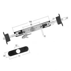 Serratura a chiave - TS-0605