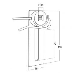 Supporto motore TS 1060 T