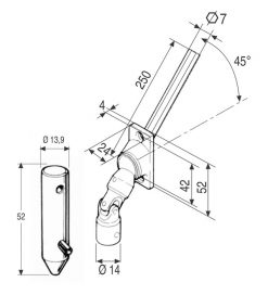 Snodo con perno - TS-1140-E-45