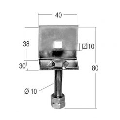 Supporto motore TS1065